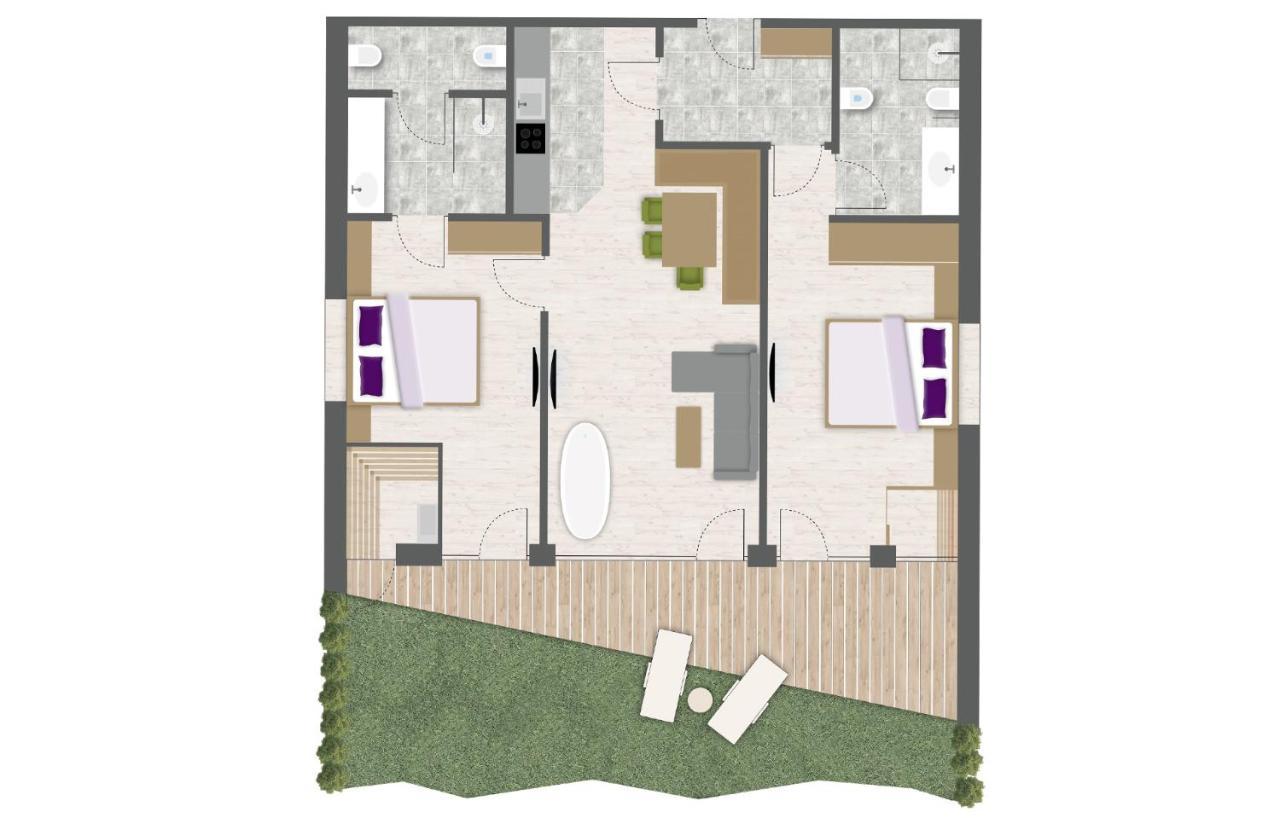 Aparthotel Panorama Living Dolomites Maranza Exterior photo